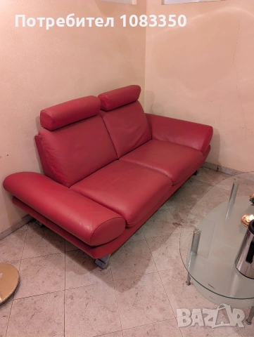 Кожен диван, снимка 3 - Дивани и мека мебел - 53690022