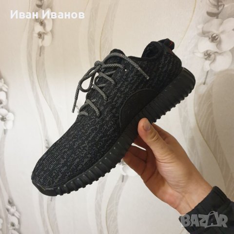 Оригинални маратонки adidas Yeezy Boost 350 Pirate Black (2015)  номер 45 ,5-46, снимка 6 - Маратонки - 40684156