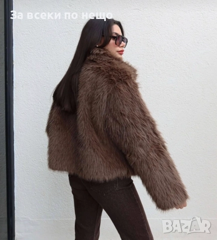 Дамско Пухено Палто Код EN16, снимка 2 - Якета - 52510569