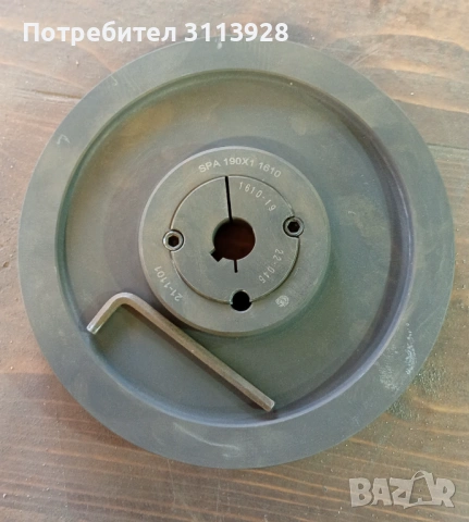 Ремъчна шайба 190/01 -1610 + Конусна втулка T-BUSH 1610/19