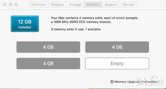 Продавам Apple Mac Pro 5.1 с ново SSD Samsung , снимка 4 - Работни компютри - 36287486