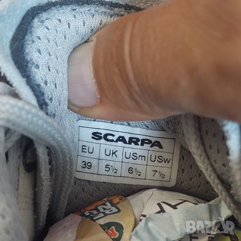 туристически обувки Scarpa Nessun Luogo Mojito номер 39, снимка 12 - Други - 51891646