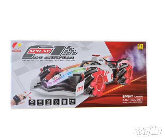 Радиоуправляем болид за дрифт с пушек и дистанционно за ръка, снимка 2 - Коли, камиони, мотори, писти - 51851228