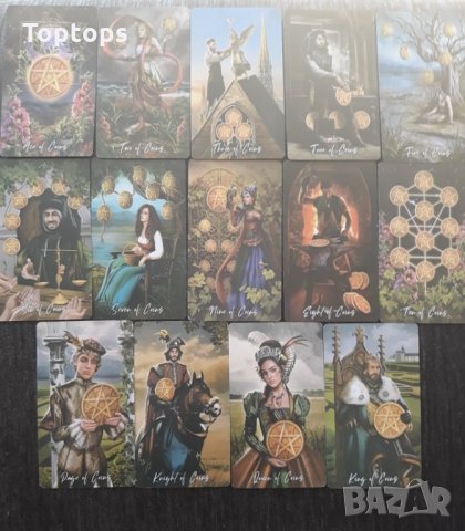 Вълшебни таро карти: Elemental Wisdom Tarot & Dark Mansion Tarot & Slavic Legends Tarot, снимка 4 - Карти за игра - 34659537