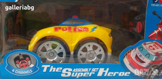 Детска полицейска кола с дистанционно управление 