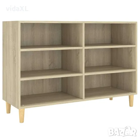 vidaXL Сайдборд, дъб сонома, 103,5x35x70 см, инженерно дърво