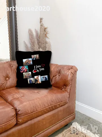Възглавничка с 9 Ваши снимки - персонализирана декорация за дома, снимка 8 - Възглавници - 49208785