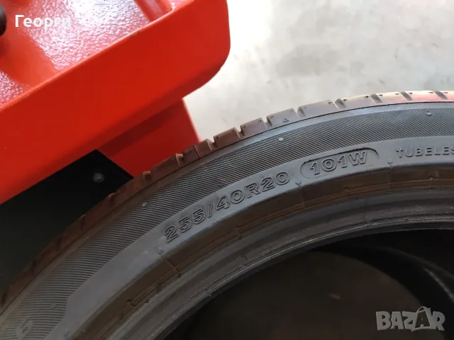 2бр. летни гуми 255/40/20 Bridgestone, снимка 4 - Гуми и джанти - 56342561