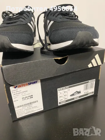 Мъжки маратонки adidas Run 60s 4.0. Размер 44EU, снимка 5 - Маратонки - 56180008