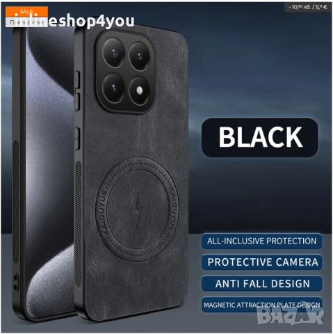 Стилен MagSafe Кейс за Xiaomi 15T / Pro, снимка 8 - Калъфи, кейсове - 52739856