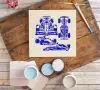 Рали състезателна кола автомобил стенсил шаблон спрей за торта украса сладки Scrapbooking, снимка 5