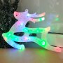 4228 Светещ коледен елен с преливащи LED свeтлини украса за стена, снимка 6