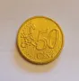 Монета 50 EURO CENT колекционерска от 2002 г., снимка 1