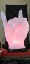 Светеща статуетка ръка символ хеви метъл, снимка 1 - Други - 40295470