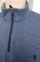 Polo Ralph Lauren Men`s Blue Melange Long Sleeve 1/4 Zip Sweatshirt Size XL/XXL, снимка 7
