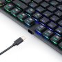 Клавиатура Геймърска USB Redragon K607 Механична с LED подсветка, снимка 4