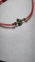 Гривна против уроки. гривничка от червен конец и сребърни елементи пробва 925, снимка 7