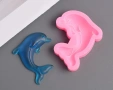 Делфин силиконов молд форма декор украса сладки фондан мъфини и шоколад, снимка 1