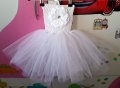 Бяла детска рокля туту модел 1-3години, снимка 1 - Детски рокли и поли - 38783905