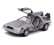 Метални колички: Back to the Future II – DeLorean машина на времето, метален модел 1:24, снимка 1