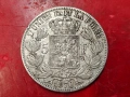 Белгия 5 франка 1870 сребърна монета, снимка 2