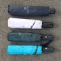 2438 Сгъваем автоматичен чадър с UV защита, едноцветен, двоен автомат, снимка 10