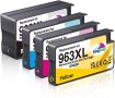 Замяна на касети с мастило KINGWAY 963XL за HP 963 , снимка 1 - Консумативи за принтери - 41658968