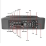 Компактен 10” автомобилен 800W(peak) активен субуфер , снимка 3
