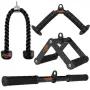 Комплект приставки Fitarc за фитнес скрипец с лостове, двойна ръкохватка и въже, снимка 2