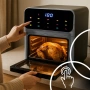 Еър фрайър и фурна 2-в-1 , XXL Капацитет 12L, 1350W, 10 Програми, LED Тъч дисплей, снимка 5
