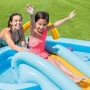 Голям детски надуваем басейн 5в1 Intex / Детски басейн с пързалка 2+, снимка 4