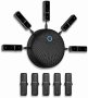 Нов Безжичен конферентен високоговорител/5 приемника Микрофон/USB-C/Онлайн срещи, снимка 3