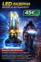 LED ЛАЗЕРНИ ФАРОВЕ ЗА МОТОЦИКЛЕТИ, снимка 1