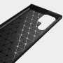 Samsung Galaxy S22 Ultra 5G Удароустойчив Carbon Fiber Калъф и Протектор, снимка 5