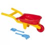 Детска количка за игра на пясък с лопатка и гребло