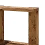 vidaXL Ъглова етажерка 5 нива старо дърво 50x50x179 см инженерно дърво, снимка 7