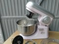 Кухненски робот Планетарен миксер 5L купа с три бъркалки Розов, снимка 9