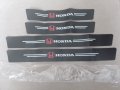 Качествени карбон стикери с надпис и лого на марка автомобил Хонда Honda джип ван + подарък , снимка 3