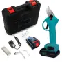 Електрическа ножица, с 2 батерии, без кабел, острие от въглеродна стомана, 5000 mAh, тюркоаз, снимка 6