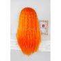 Дълга къдрава оранжева лейс фронт перука Емили, снимка 2