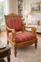 Италианско кресло с дърворезба, снимка 1