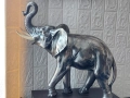 Огромна сребърна фигура на слон.Сребро 800, снимка 13