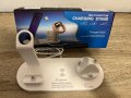 Безжично зарядно 3in1 Wireless Changer за Всички видове телефони и часовници , снимка 7