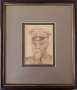 Христо Данов 1877–1937 Портрет офицер първа световна война, снимка 1 - Картини - 44514536