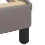 vidaXL Рамка за легло без матрак Hanko, таупе, 140x190 см плат, снимка 10