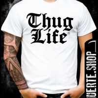 Тениска с щампа THUG LIFE GOTHIC, снимка 1 - Тениски - 36168688