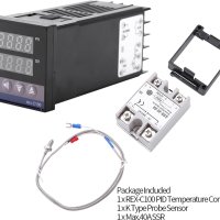 Температурен контролер комплект BERM REX-C100 със сонда, снимка 6 - Други инструменти - 41868151