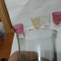 Ретро стъклени чаши чашки, снимка 4 - Антикварни и старинни предмети - 35996460