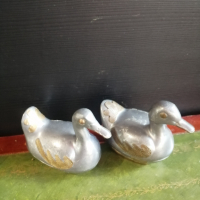 Двойка сувенири лебеди, снимка 1 - Статуетки - 36139411