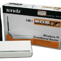 Безжичен рутер N Tenda W311R, 150 Mbps, снимка 1 - Рутери - 36055416